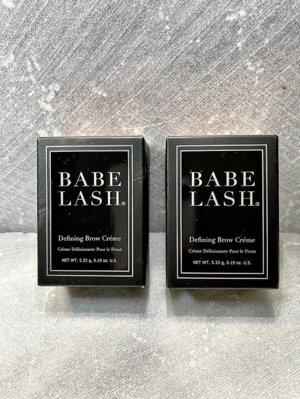 Babe Lash Defining Brow Crème 2-Pack in Taupe Brown NWT